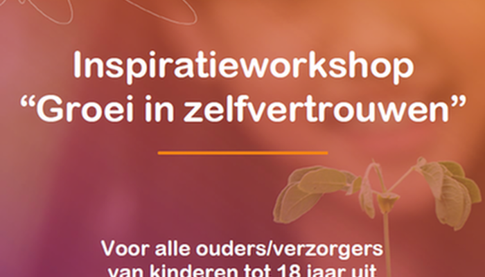 Inspiratieworkshop: 'Groei in zelfvertrouwen'